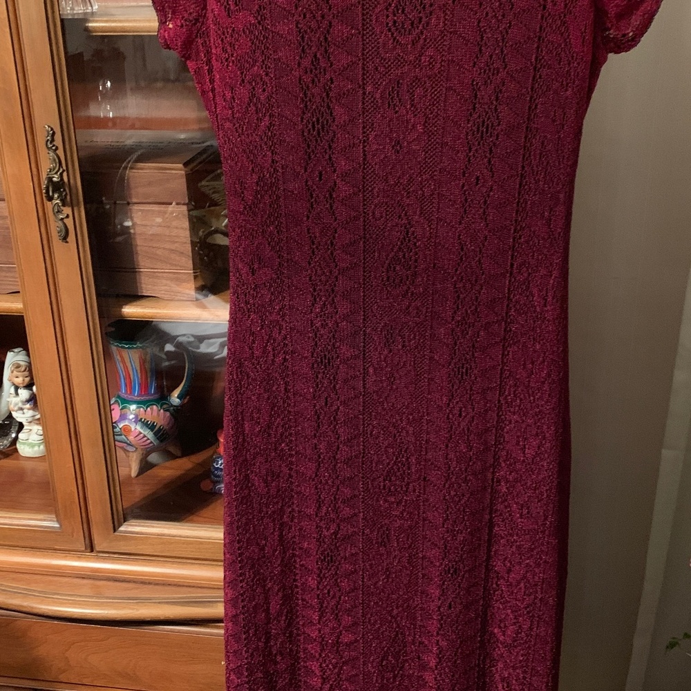 Womens Dress, Size  8, Crocheted acetate lined.